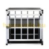 Dogbox aluminum dog carrier for car 70x54x51cm practical mobile car cage single 