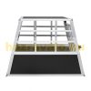 Dogbox aluminum dog carrier for car 70x54x51cm practical mobile car cage single 