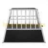 Dogbox aluminum dog carrier for car 90x66x72 cm practical mobile car cage single 