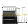Dogbox aluminum dog carrier for car 90x66x72 cm practical mobile car cage single 