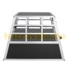 Dogbox aluminum dog carrier for car 98x70x51cm practical mobile car cage double 