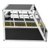 Dogbox aluminum dog carrier for car 54x69x50 cm practical mobile car cage single 
