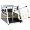 Dogbox aluminum dog carrier for car 54x69x50 cm practical mobile car cage single 