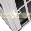 Dogbox aluminum dog carrier for car 54x69x50 cm practical mobile car cage single 