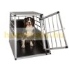 Dogbox aluminum dog carrier for car practical mobile car cage single 65x90x69.5 cm kennel with vertical back wall