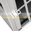 Dogbox aluminum dog carrier for car practical mobile car cage single 65x90x69.5 cm kennel with vertical back wall
