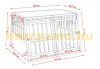 Dogbox aluminum dog carrier for the car practical mobile car cage double 104x90x69 cm slanted back wall can be divided into two for one large or 2 smaller dogs