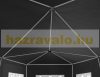 Garden gazebo with 5 side foils 3x6m garden party tent collapsible beer tent in anthracite color