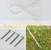 Garden pavilion with 5 side foils 3x6m garden party tent collapsible beer tent in red