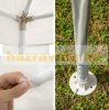 Garden pavilion with 5 side foils 3x6m garden party tent collapsible beer tent in red