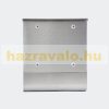 Stainless steel letterbox with square window inox newspaper holder letterbox modern letterbox