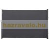 Room divider retractable screen 300x180 cm water-repellent fabric anthracite color windbreak windshield for outdoor and indoor use 