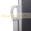 Room divider retractable screen 300x200 cm water-repellent fabric anthracite color windbreak windshield for outdoor and indoor use 