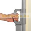 Toms Room divider extendable screen 300x200 cm water repellent fabric wind deflector windshield beige color for outdoor and indoor use