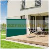 Toms Room divider retractable screen 300x180 cm water repellent fabric wind deflector windshield green color for outdoor and indoor use