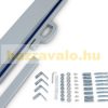 Térelválasztó kihúzható paraván 300x200 cm vízlepergető szövet szélfogó szélvédő zöld