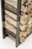 Indoor firewood storage wood holder stand frame loft - industrial style 60x100x25 cm 