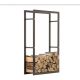 Indoor firewood burning holder stand frame industrial - industrial style 150 x 100 x 25 cm