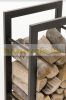 Indoor firewood burning support stand frame industrial - industrial style 150 x 60 x 25 cm