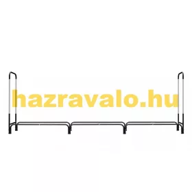   Tűzifa tároló nagyméretű tüzifa tartó keret 362 x 35 x 122 cm