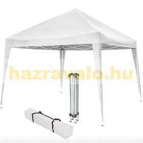   Árnyékoló sátor pavilon 3x3 m kerti party sátor összecsukható pavilon kék színben