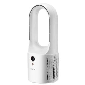   Lapát nélküli asztali ventilátor USB-vel, LCD kijelzővel 7W  330mm 6 sebességes