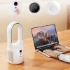 Lapát nélküli asztali ventilátor USB-vel, LCD kijelzővel 7W  330mm 6 sebességes