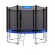 Children's XXL garden trampoline Ø427 cm with 150 kg capacity reinforced safety net and ladder 