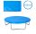 Trampoline protective cover Ø183 cm Trampoline accessory part in blue tear-resistant