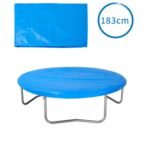 Trampoline protective cover Ø183 cm Trampoline accessory part in blue tear-resistant