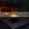 Mobile fire pit, stove mosaic 76x76cm