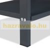 Firewood storage with 2 shelves 100x40x30 cm for indoor and outdoor use 