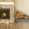 Robust firewood storage for indoors and outdoors 111x201x29 cm firewood holder frame firewood holder