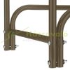 Firewood stand with tarpaulin 122x250x30 cm firewood holder frame firewood holder