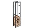 Firewood fuel holder stand frame industrial - industrial style 150x40x25 cm