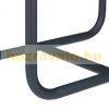 Metal firewood shelf 150x40x25 cm for indoor and outdoor use 