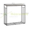 Firewood storage outdoor firewood stand up to 2100 kg polycarbonate roof metal frame 185x67x185 cm