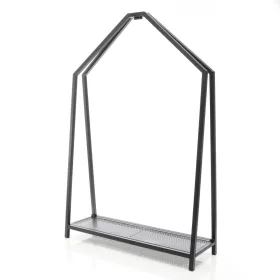   Összecsukható tűzifatartó 78x24x118 cm dekoratív beltéri fém tűzifatároló