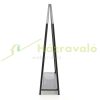 Folding firewood holder 78x24x118 cm decorative indoor metal firewood holder