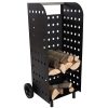 Firewood storage cart 55 cm wide Firewood storage loft - industrial style