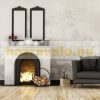 Firewood storage, round firewood shelf for indoor use 