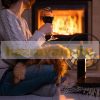 Firewood storage, round firewood shelf for indoor use 