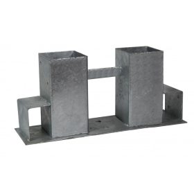   Tűzifa tároló keret készítő sarokvas 2 db tüzihorganyzott acél