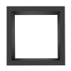 Négyzet alakú tűzgyűrű 1067x1067 mm porszórt, hőálló acél tűzrakó keret kültéri használatra