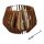 Mobile fire pit 40x60 cm curved rusty-looking corten steel garden fire pit basket outdoor burner