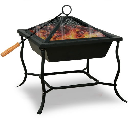 Fire pit, fireplace 45x45cm black