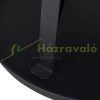 Mobile fire pit 50x40 cm modern black steel garden fire pit basket outdoor fire pit for garden terrace veranda
