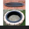 Tűzrakóhely acél BBQ tűztál 114 cm átmérő  kültéri grillezéshez, kempingezéshez, tűzrakáshoz