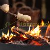 Mobile fire pit 80 cm diameter black round steel garden fire pit 3 legs outdoor fire pit for patio porch