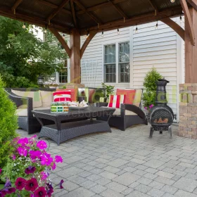   Kerti tűzrakó 86x46x38 cm öntöttvas kandalló ezüst kültéri kályha tüzelő teraszra 